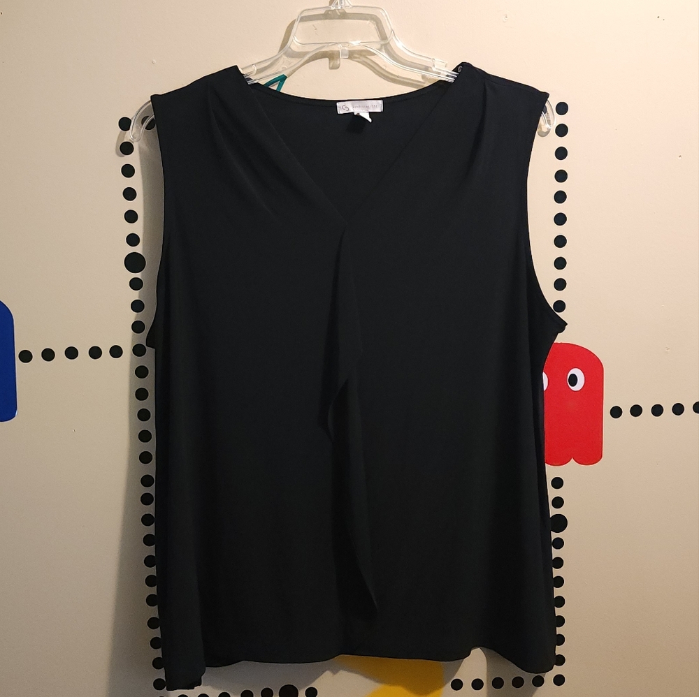 DB Established 1962 Elegant Black Sleeveless Top 2X